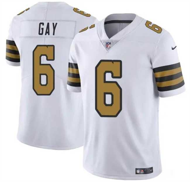 Men & Women & Youth New Orleans Saints #6 Willie Gay White Color Rush Limited Football Stitched Jersey,We sell and wholesale Men & Women & Youth New Orleans Saints #6 Willie Gay White Color Rush Limited Football Stitched Jersey on line form chian!